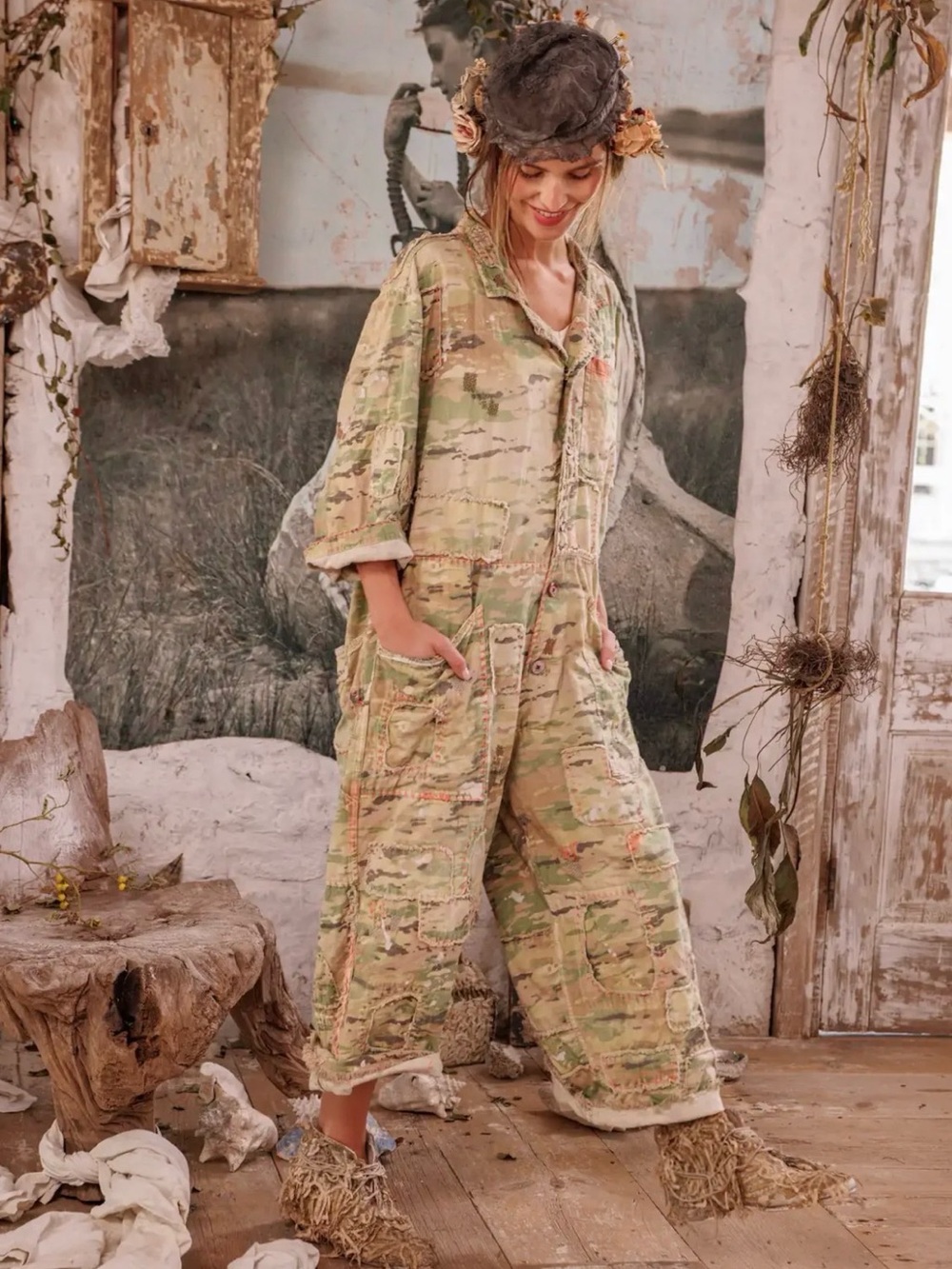 🫶MAGNOLIA PEARL ROMEO COVERALLS🫶